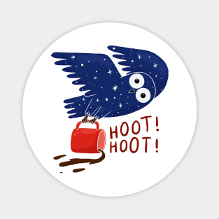 Hoot! Hoot! Owl Coffee Magnet